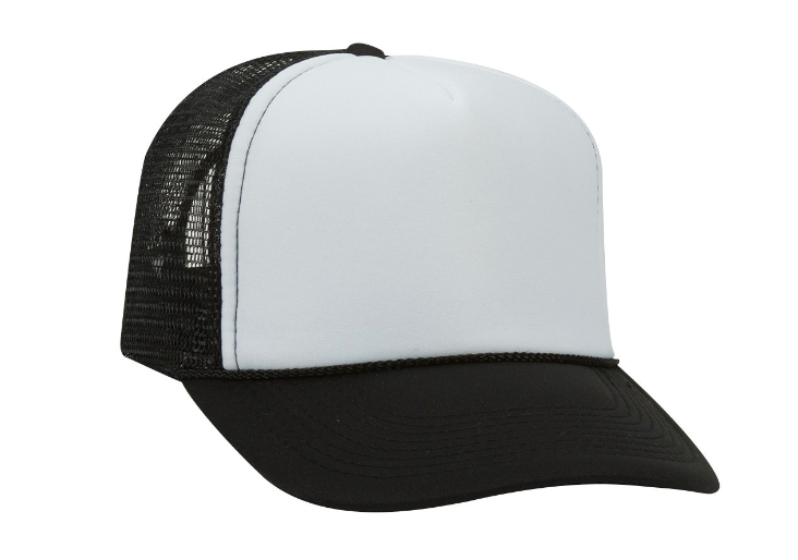 OTTO Cap 32-467 - Polyester Foam Front 5-Panel Trucker Cap