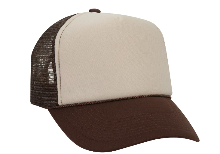 OTTO Cap 32-467 - Polyester Foam Front 5-Panel Trucker Cap