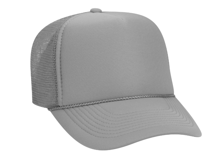 OTTO Cap 32-467 - Polyester Foam Front 5-Panel Trucker Cap