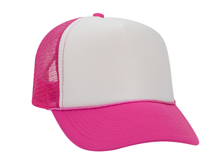 OTTO Cap 32-467 - Polyester Foam Front 5-Panel Trucker Cap
