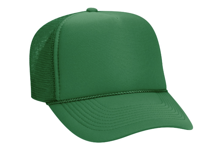 OTTO Cap 32-467 - Polyester Foam Front 5-Panel Trucker Cap