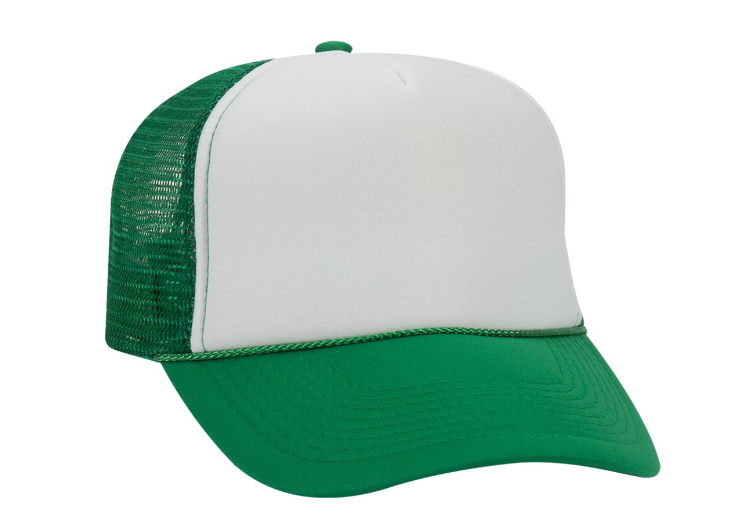 OTTO Cap 32-467 - Polyester Foam Front 5-Panel Trucker Cap