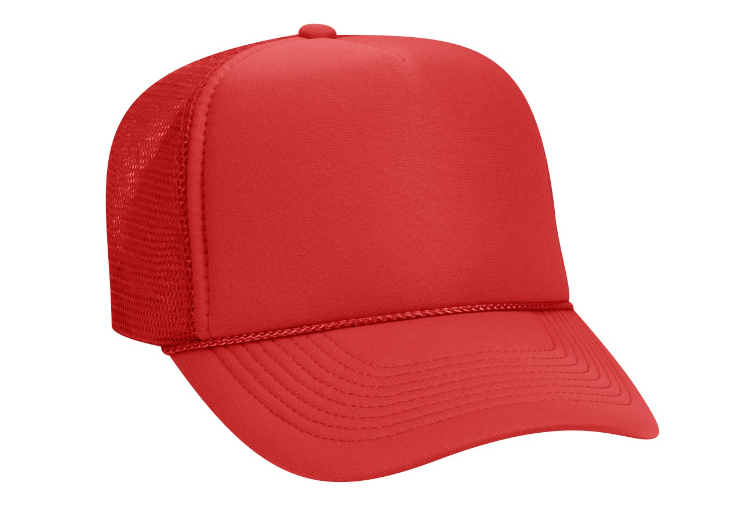 OTTO Cap 32-467 - Polyester Foam Front 5-Panel Trucker Cap