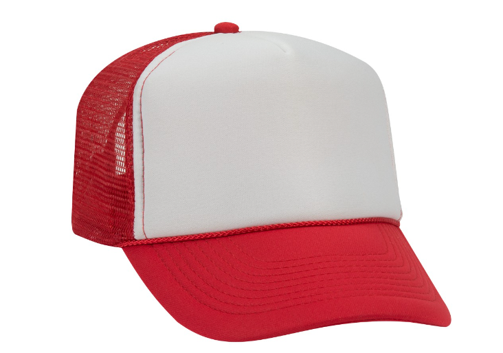 OTTO Cap 32-467 - Polyester Foam Front 5-Panel Trucker Cap