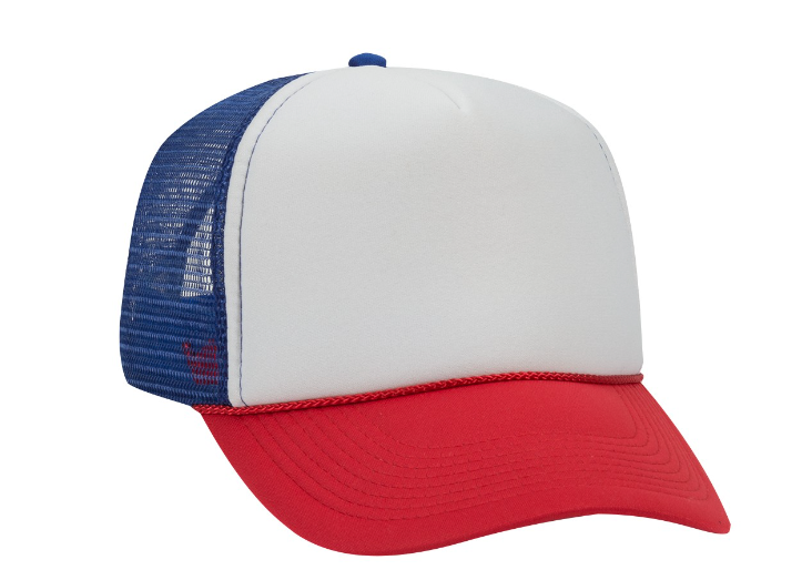 OTTO Cap 32-467 - Polyester Foam Front 5-Panel Trucker Cap