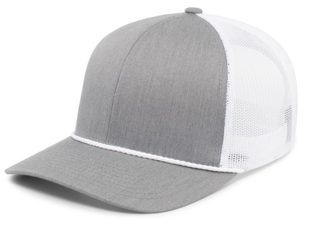 Pacific Headwear- 104BR TRUCKER SNAPBACK BRAID CAP
