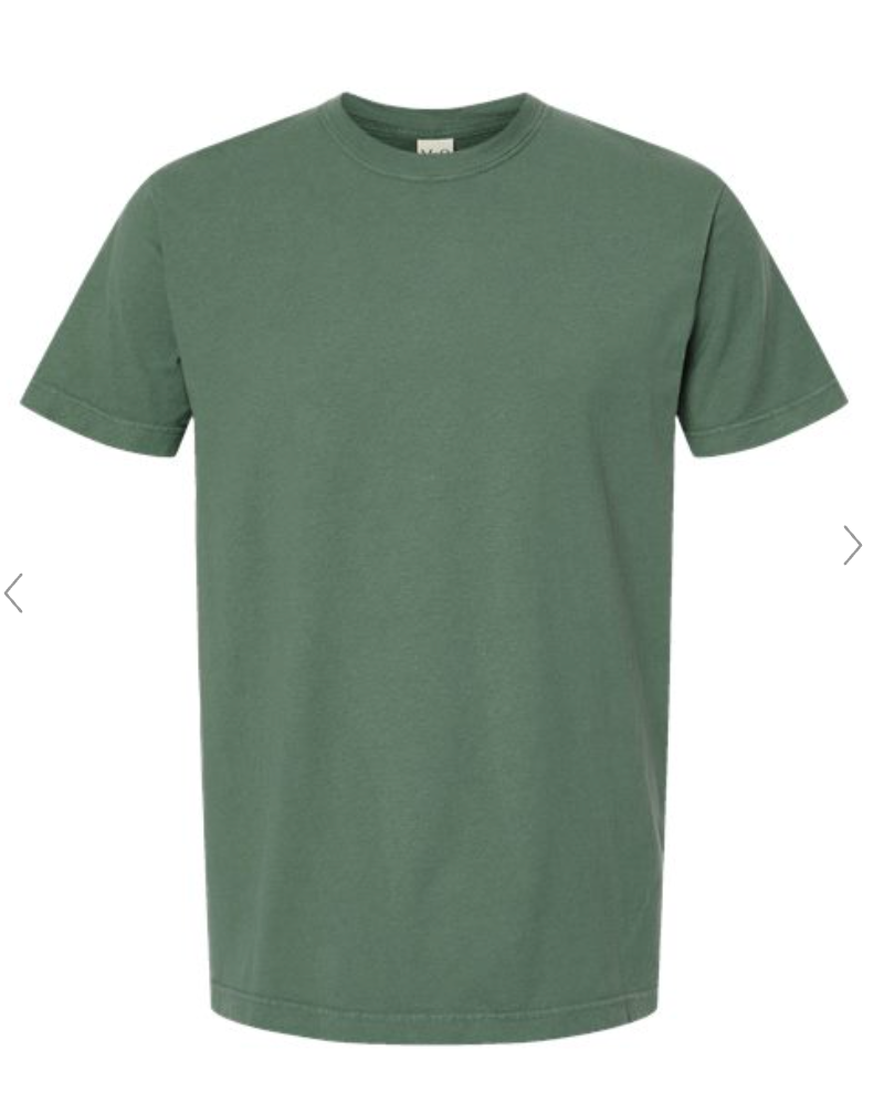 M&O - Unisex Vintage Garment-Dyed T-Shirt - 6500M