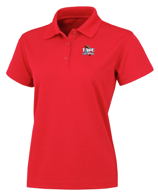 TAFE Ladies solid Cool-Tek polo