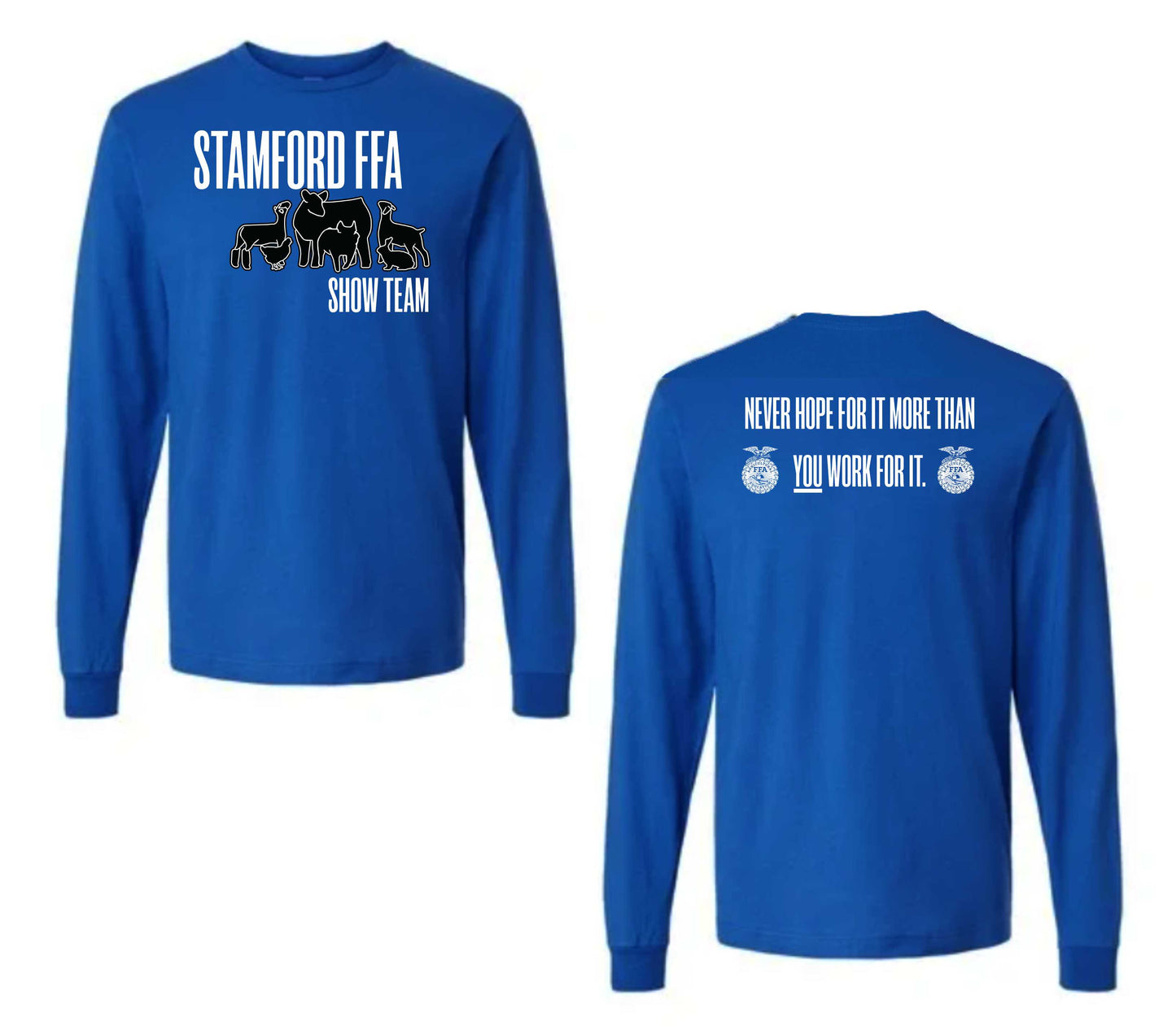 Stamford FFA T-shirts tultex 202 long sleeve