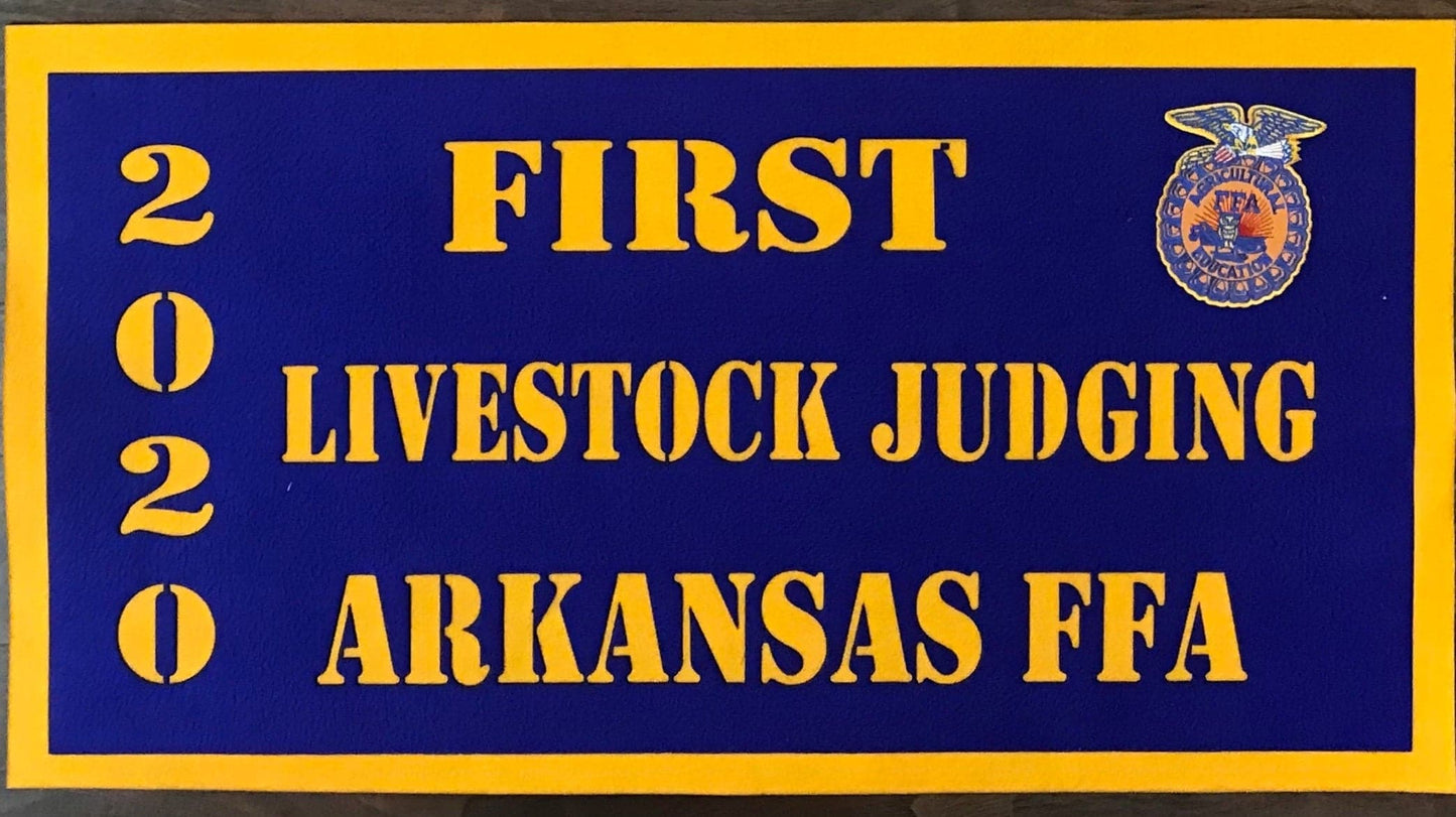 First Livestock Judging