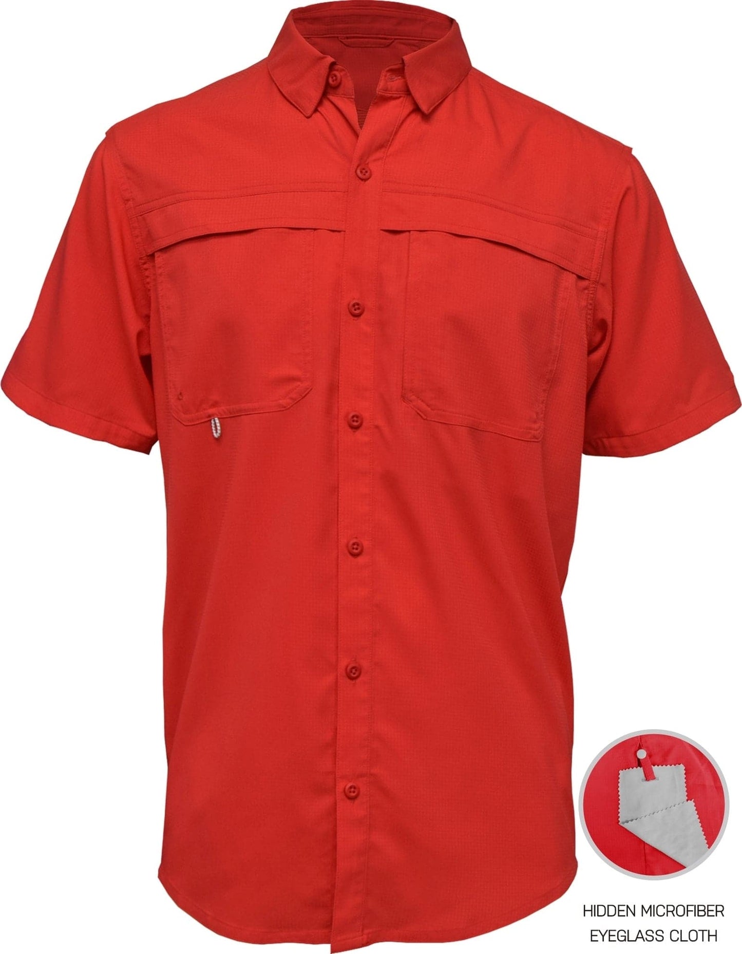 BAW Men's Short Sleeve Fishing Shirt