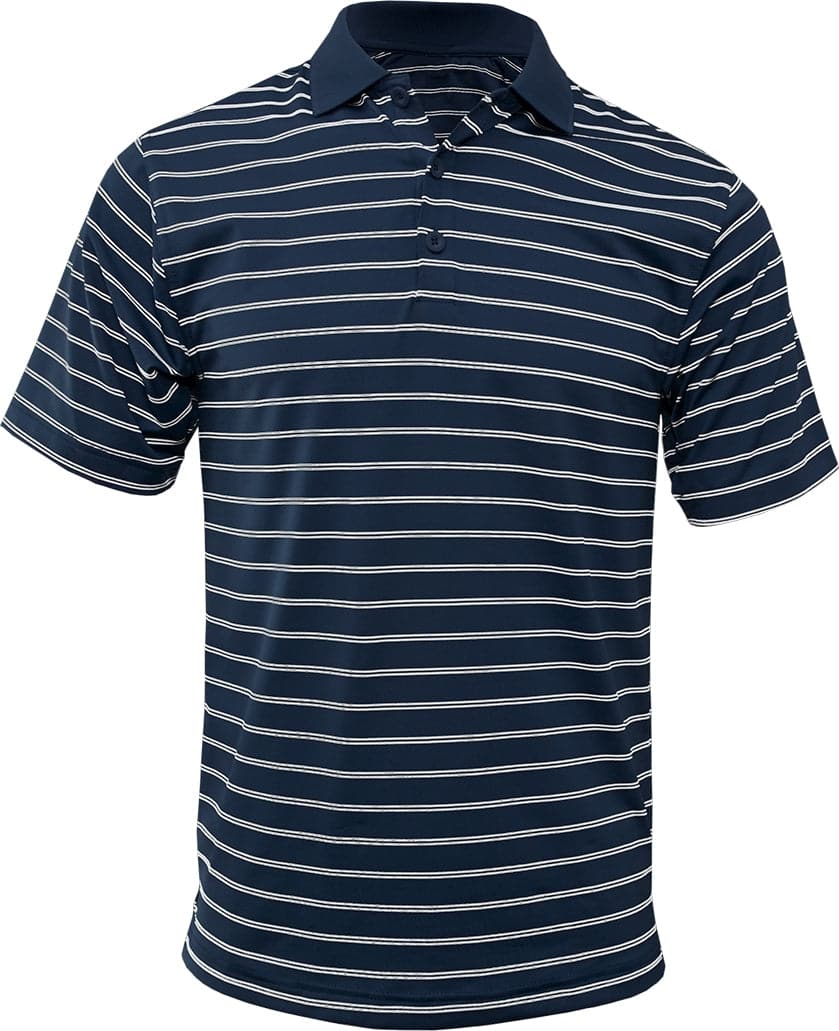 BAW Men's Wide Stripe Polo