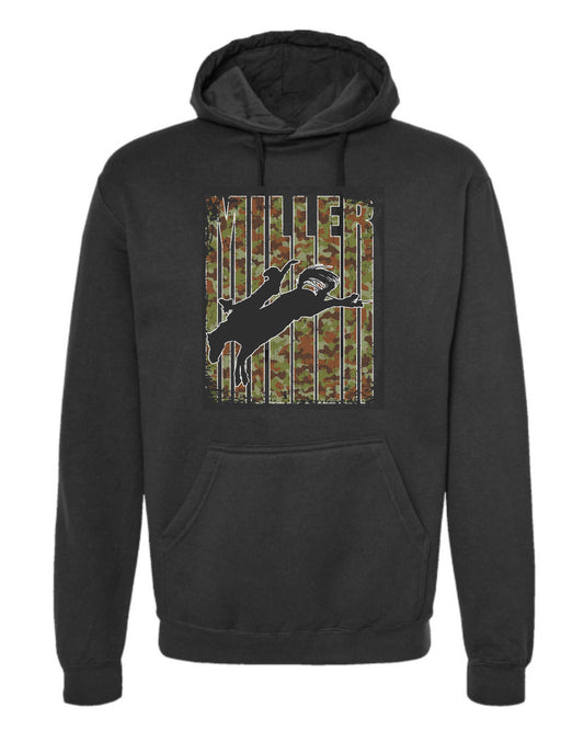 Bradlee Miller  Tultex - Unisex Fleece Black Hooded Sweatshirt - 320