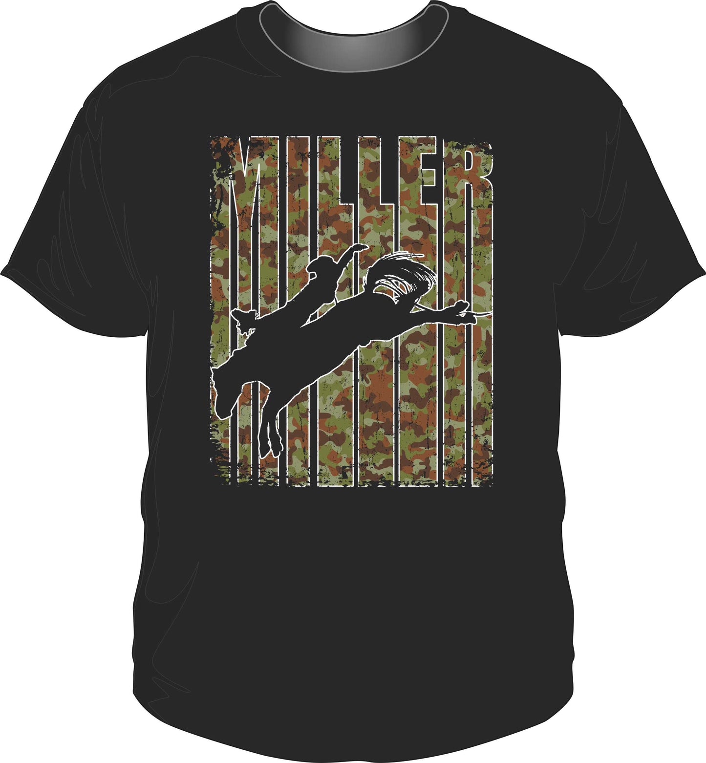 Bradlee Miller T- Shirt Black Tultex 202