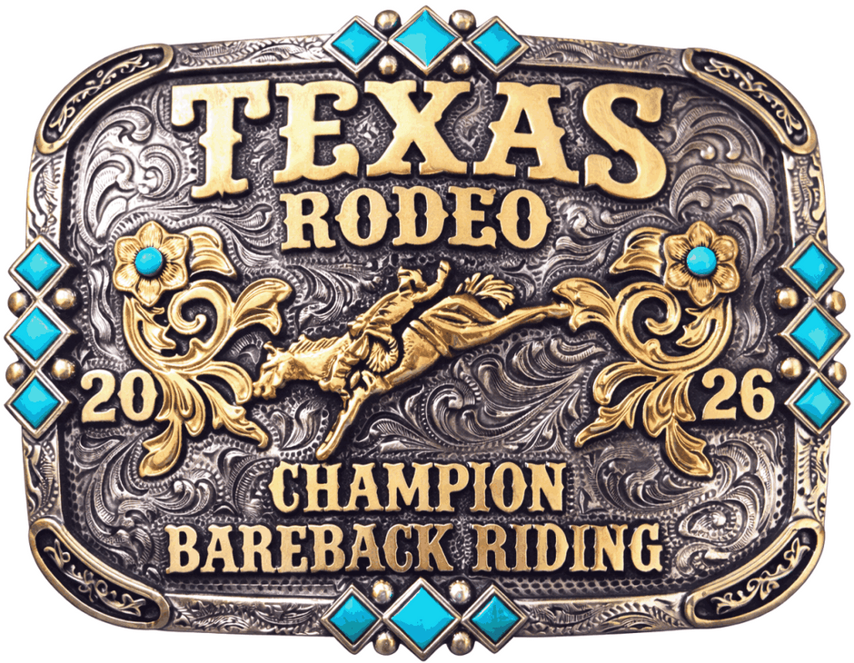 Championship Rodeo Belt Buckles | Custom Rodeo Trophy Awards - Superior ...