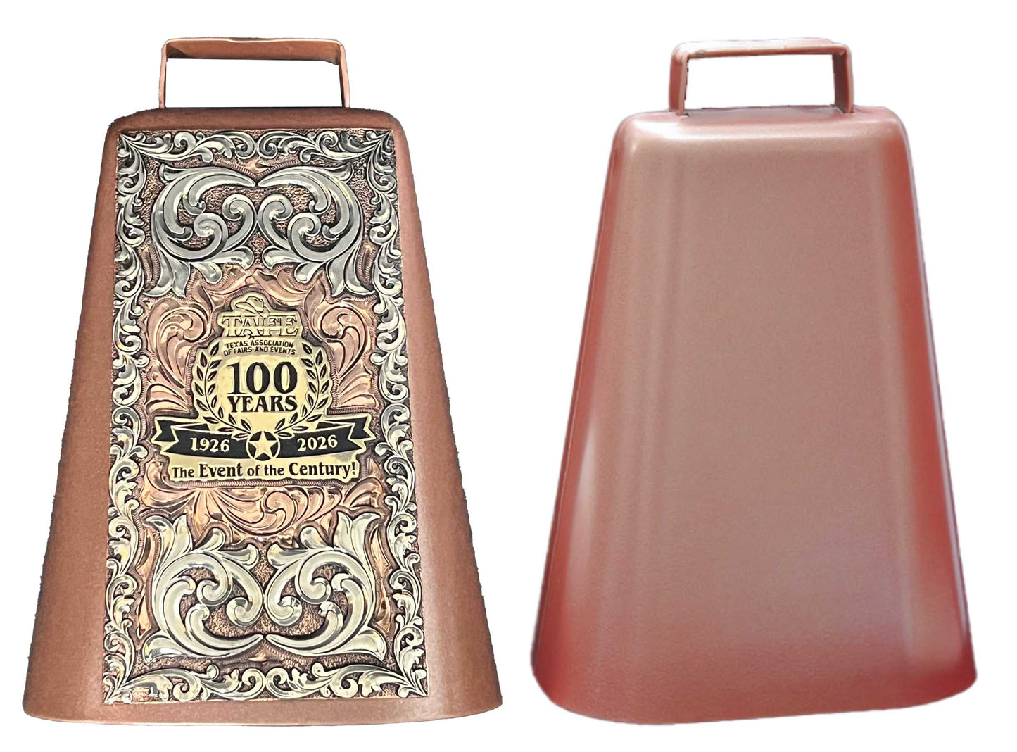 Cowbell - copper w/plate