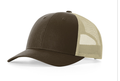 Richardson Cap - 115 Solid, Split Color & Tri-Color LOW PRO TRUCKER