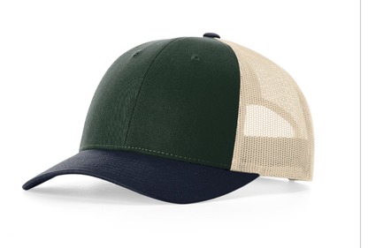 Richardson Cap - 115 Solid, Split Color & Tri-Color LOW PRO TRUCKER