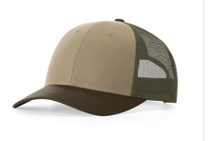 Richardson Cap - 115 Solid, Split Color & Tri-Color LOW PRO TRUCKER