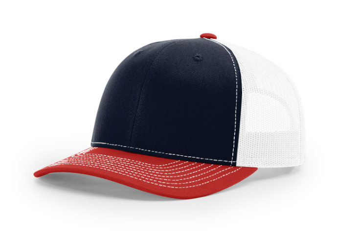 Richardson Cap - 112 Tri Color TRUCKER