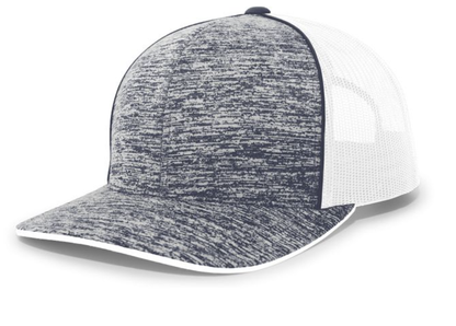 Pacific Headwear- 106C AGGRESSIVE HEATHER TRUCKER SNAPBACK CAP