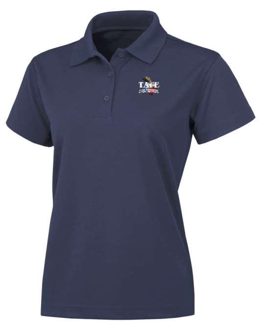 TAFE Ladies solid Cool-Tek polo