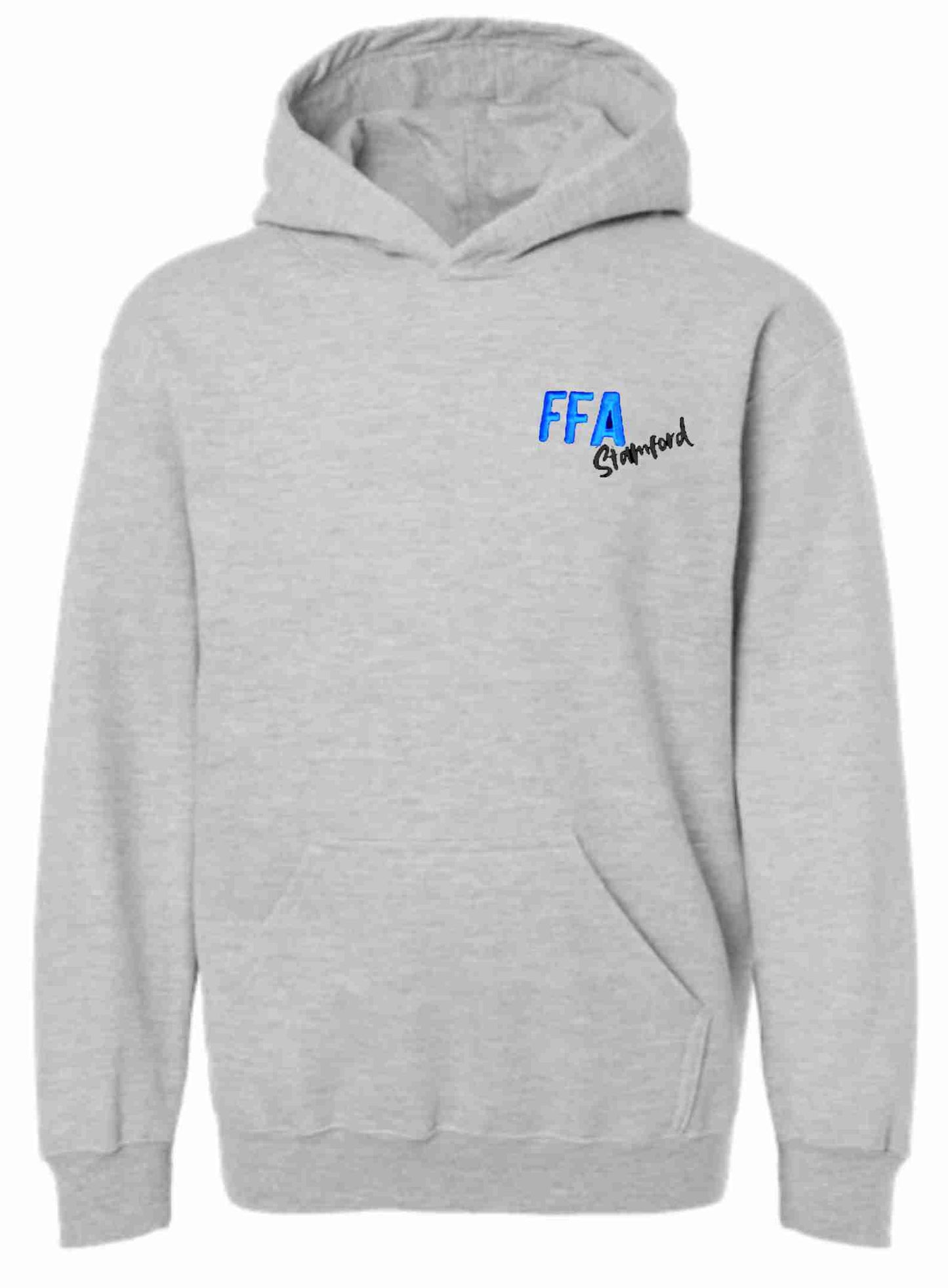 Stamford FFA Tultex - Unisex Fleece Black Hooded Sweatshirt - 320