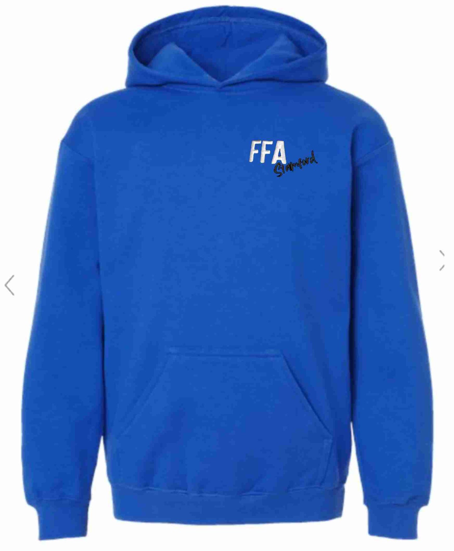 Stamford FFA Tultex - Unisex Fleece Black Hooded Sweatshirt - 320