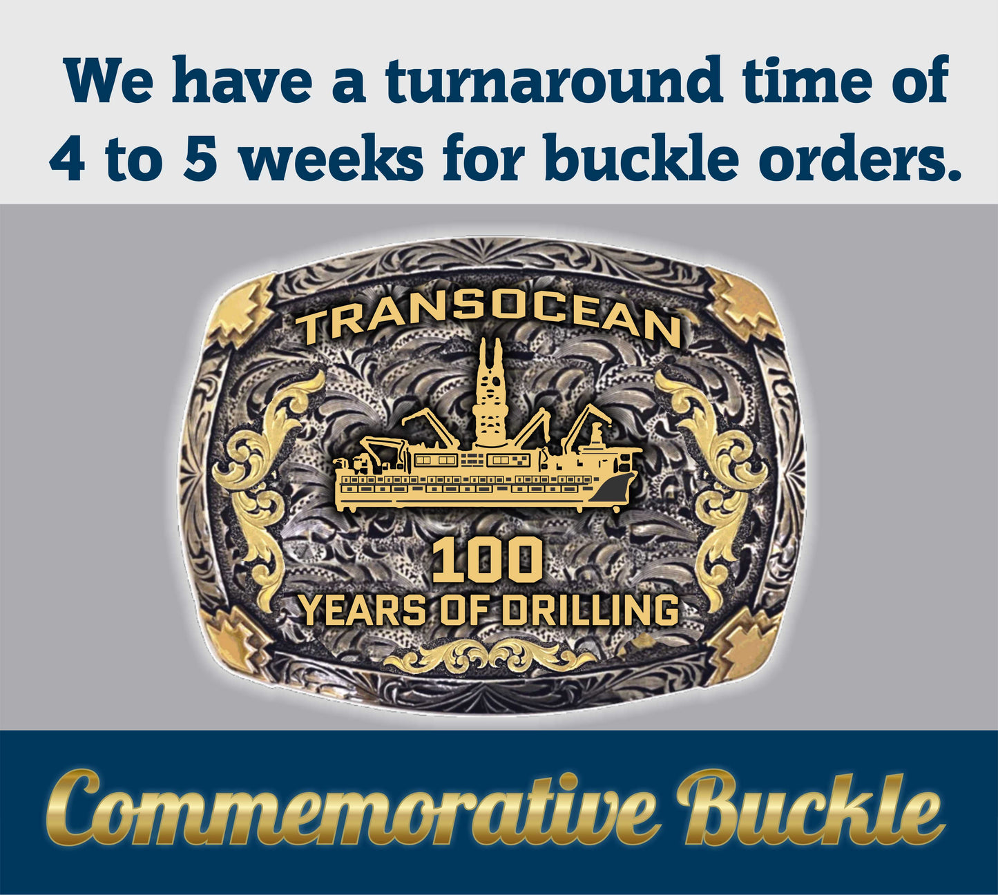 Transocean Commemorative Buckle
