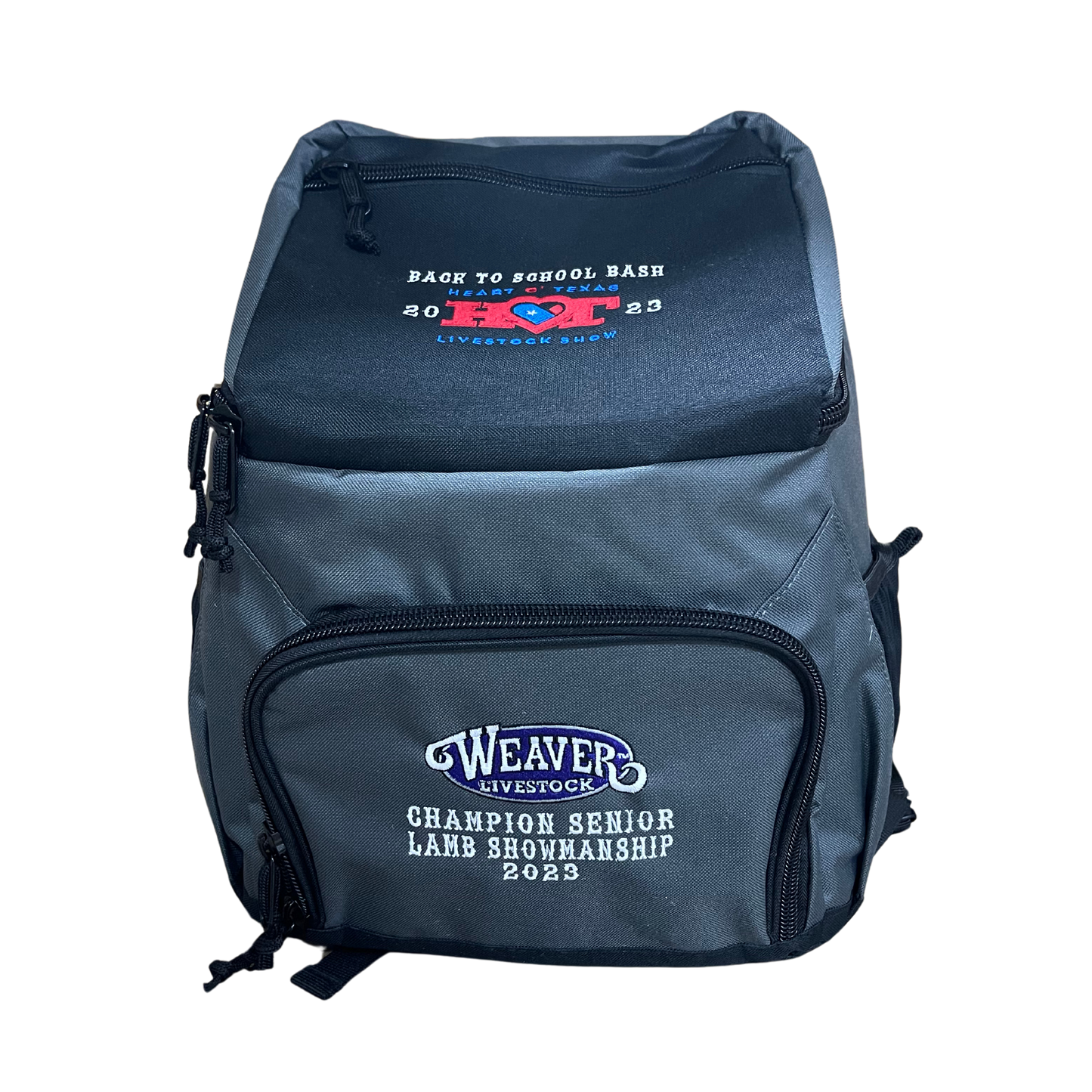 Reverse top backpack cooler