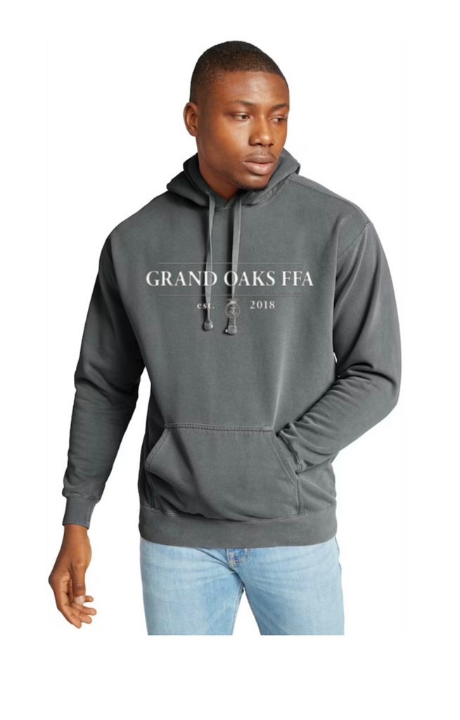 Grand Oaks FFA Comfort Colors - Garment-Dyed Hooded Sweatshirt - 1567 