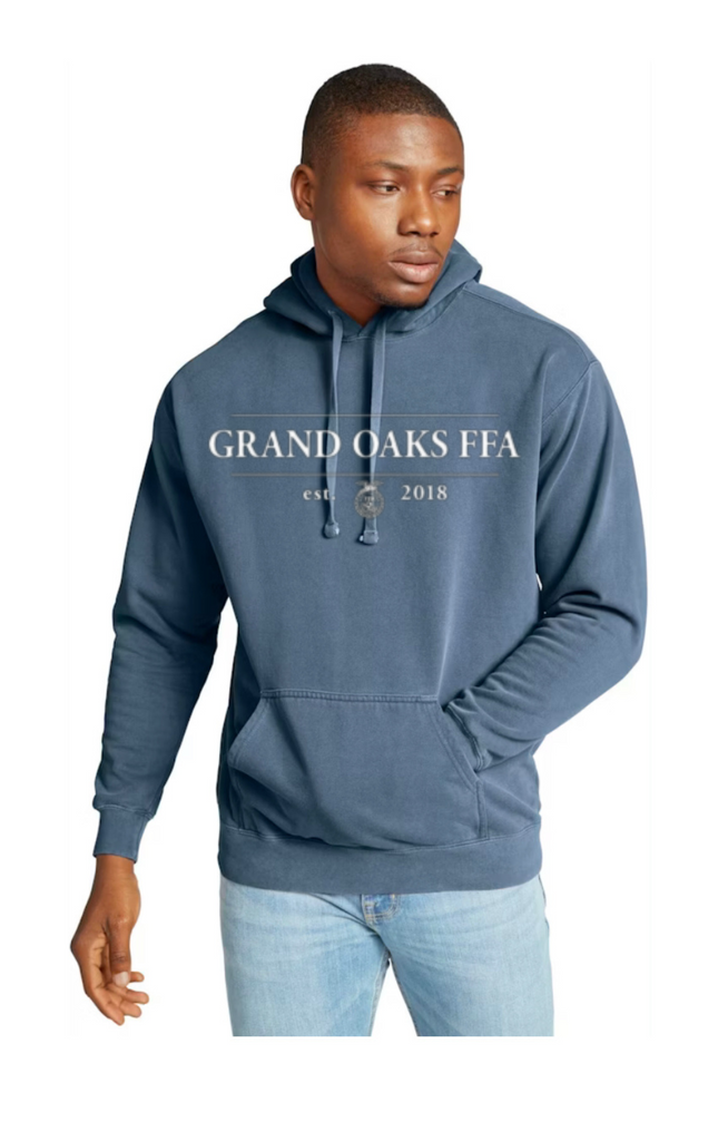 Grand Oaks FFA Comfort Colors - Garment-Dyed Hooded Sweatshirt - 1567 