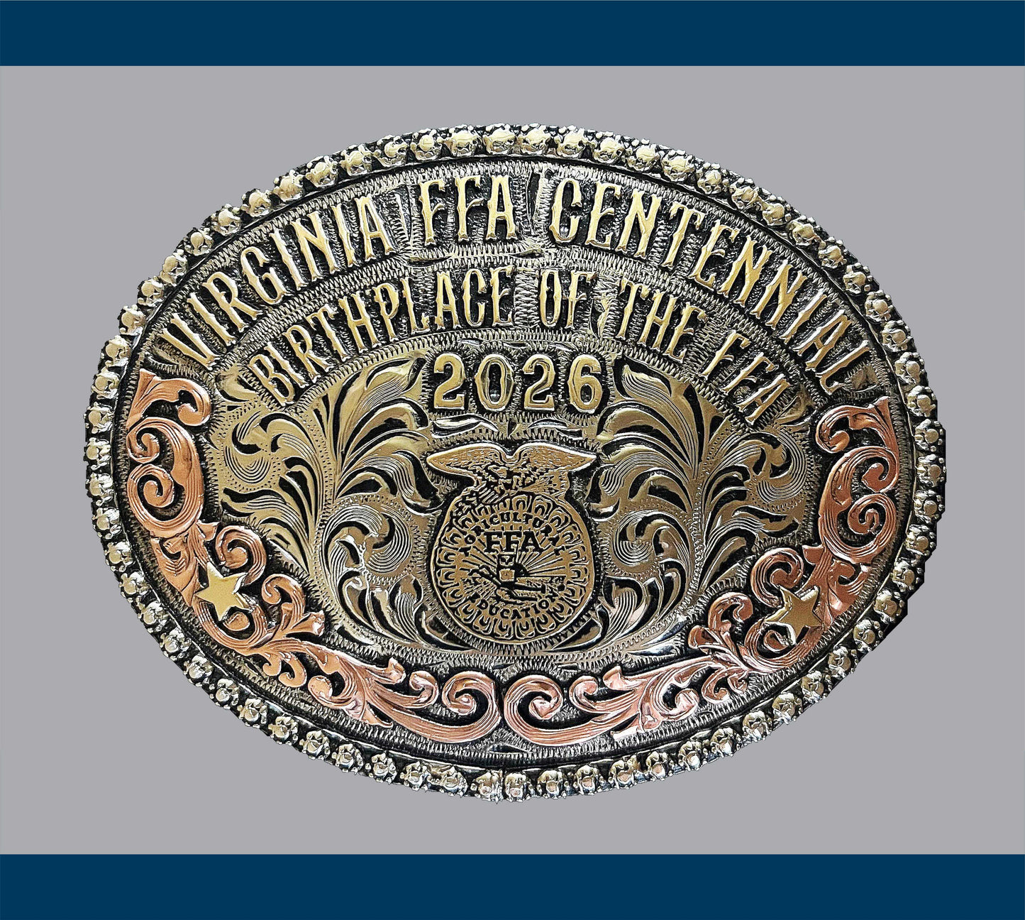 Virginia FFA Commemorative Buckle