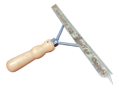 Comb Stimulator Premium Livestock Grooming Tool with Wood Handle