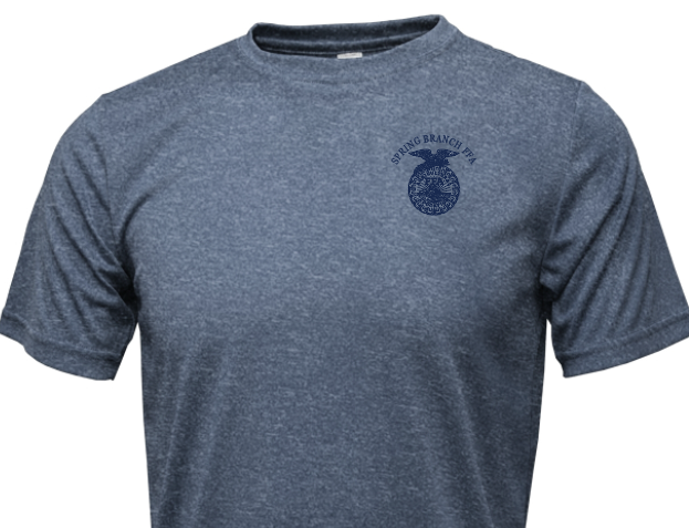 SPRING BRANCH FFA Baw Drifit heathered navy