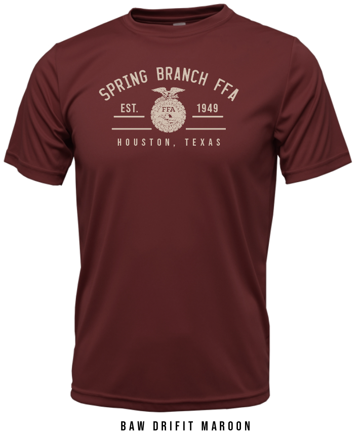 SPRING BRANCH FFA Baw Drifit Maroon