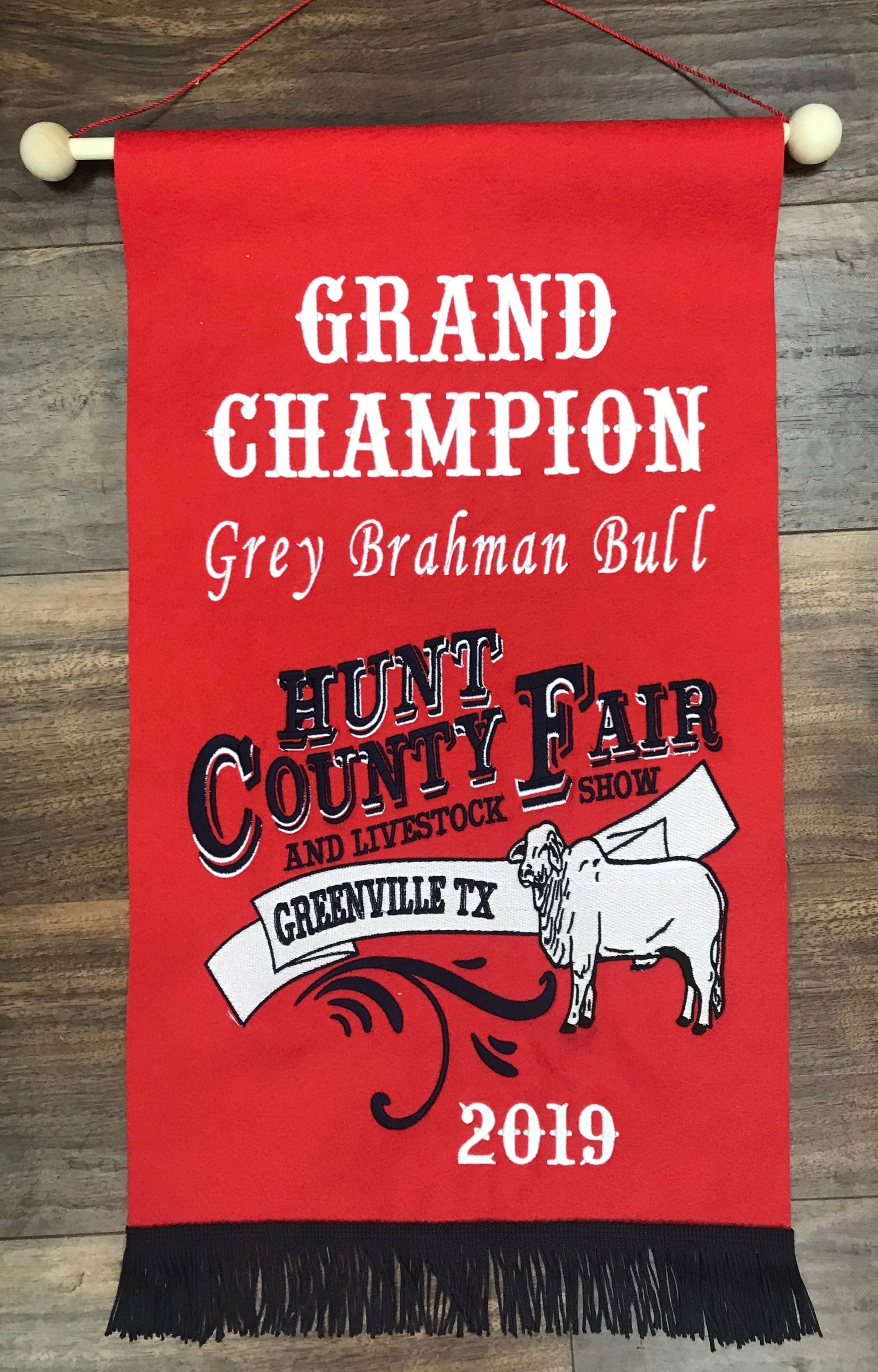 Grand Champion Grey Brahman Bull